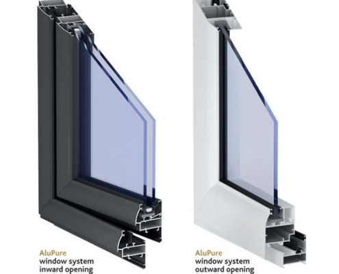 AluPure Windows System Inward / Outward opening