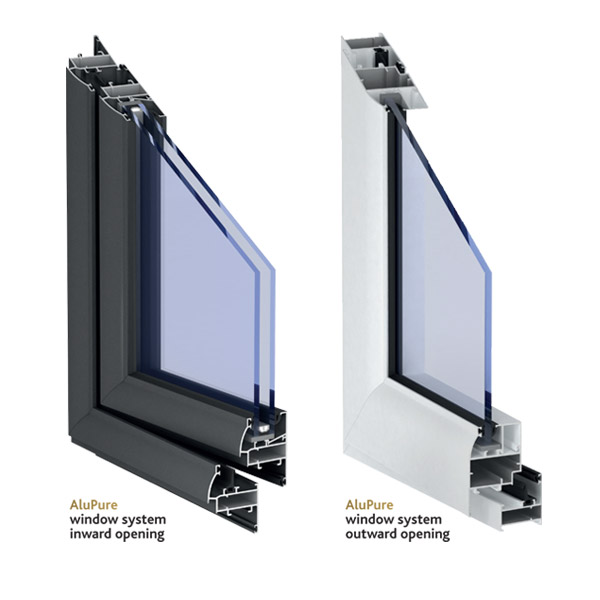 AluPure Windows System Inward / Outward opening