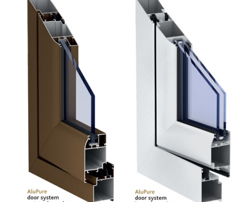 AluPure Door System Inward / Outward opening